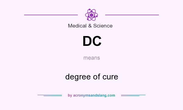 What does DC mean? It stands for degree of cure