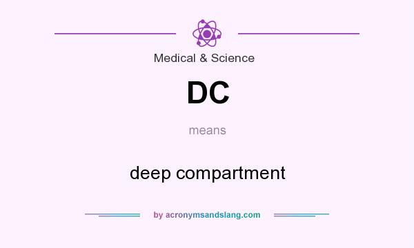 What does DC mean? It stands for deep compartment