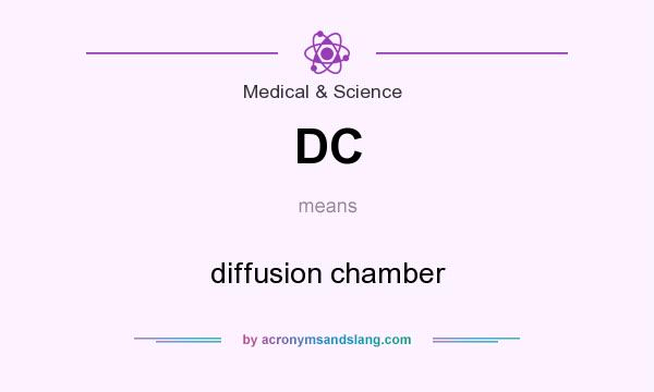 What does DC mean? It stands for diffusion chamber