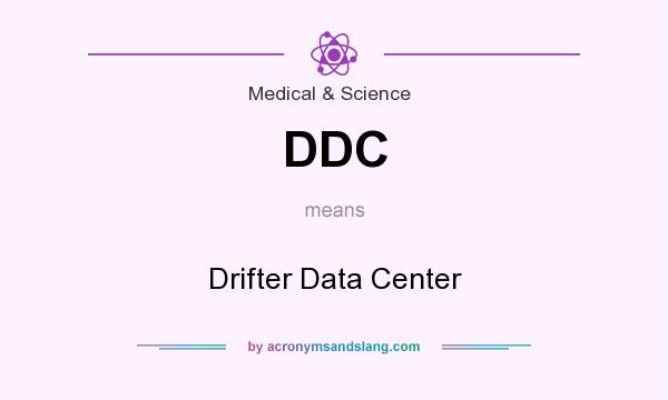 What does DDC mean? It stands for Drifter Data Center
