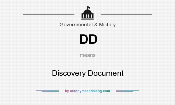 What does DD mean? It stands for Discovery Document