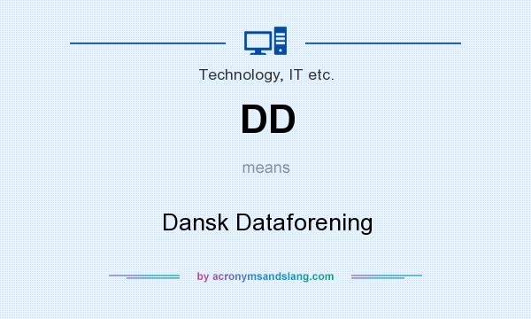 What does DD mean? It stands for Dansk Dataforening