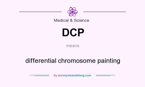 What does DCP mean? It stands for differential chromosome painting