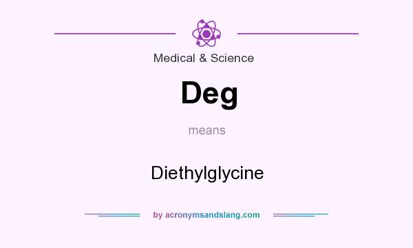 What does Deg mean? It stands for Diethylglycine
