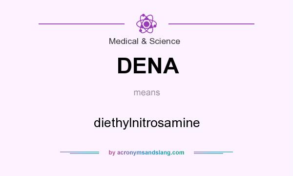 What does DENA mean? It stands for diethylnitrosamine