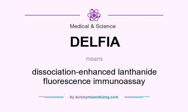 What does DELFIA mean? It stands for dissociation-enhanced lanthanide fluorescence immunoassay