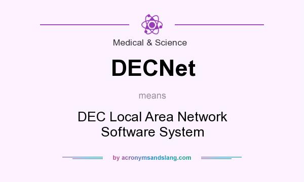 What does DECNet mean? It stands for DEC Local Area Network Software System