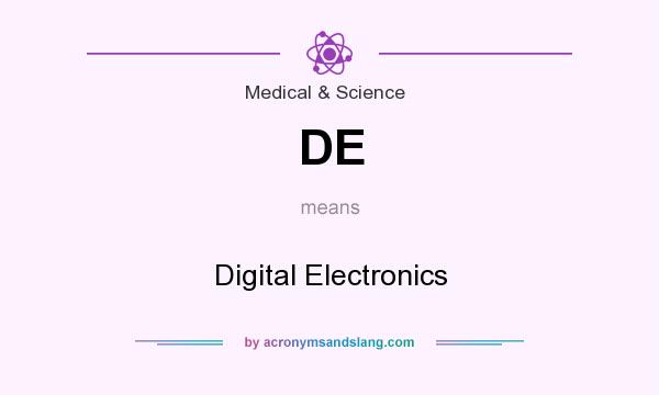 What does DE mean? It stands for Digital Electronics