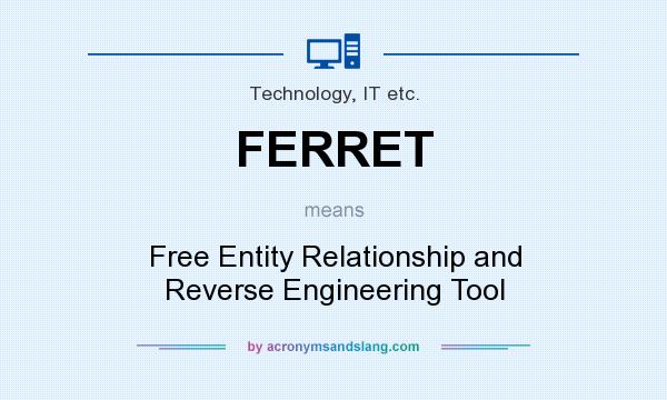 What does FERRET mean? It stands for Free Entity Relationship and Reverse Engineering Tool