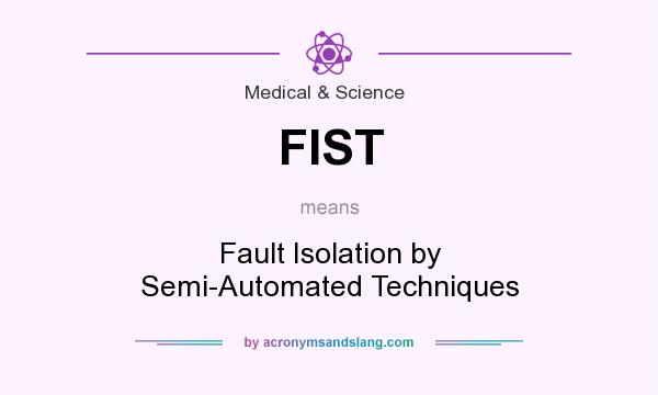 What does FIST mean? It stands for Fault Isolation by Semi-Automated Techniques