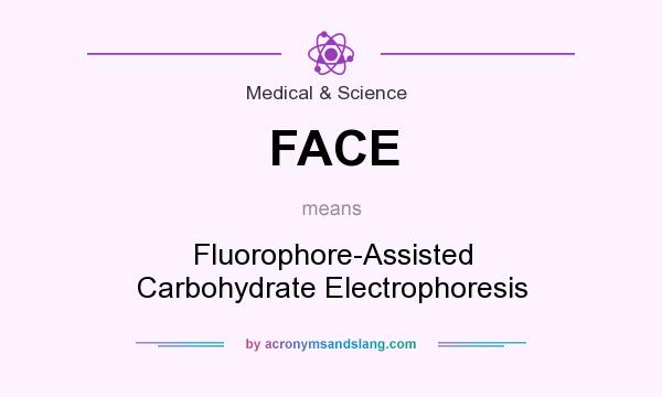 What does FACE mean? It stands for Fluorophore-Assisted Carbohydrate Electrophoresis