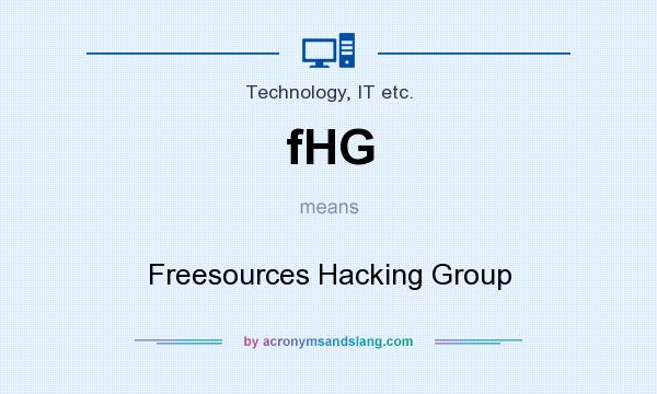 What does fHG mean? It stands for Freesources Hacking Group
