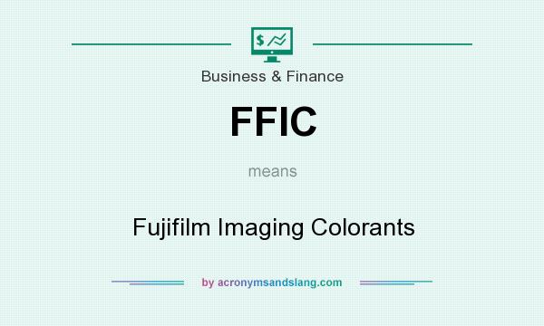 What does FFIC mean? It stands for Fujifilm Imaging Colorants