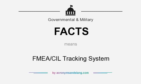 What does FACTS mean? It stands for FMEA/CIL Tracking System