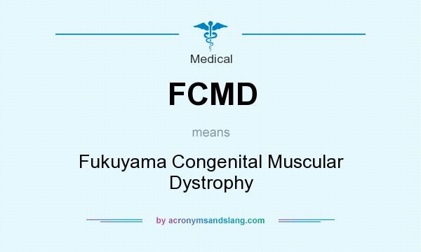 What does FCMD mean? It stands for Fukuyama Congenital Muscular Dystrophy
