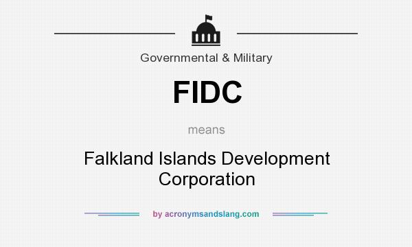 What does FIDC mean? It stands for Falkland Islands Development Corporation