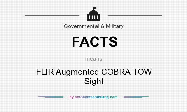 What does FACTS mean? It stands for FLIR Augmented COBRA TOW Sight