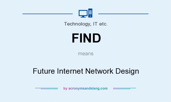 What does FIND mean? It stands for Future Internet Network Design