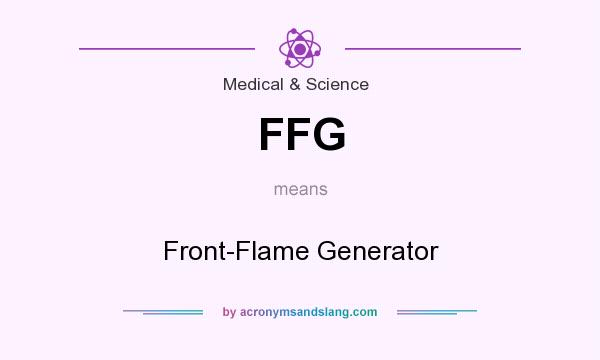 What does FFG mean? It stands for Front-Flame Generator