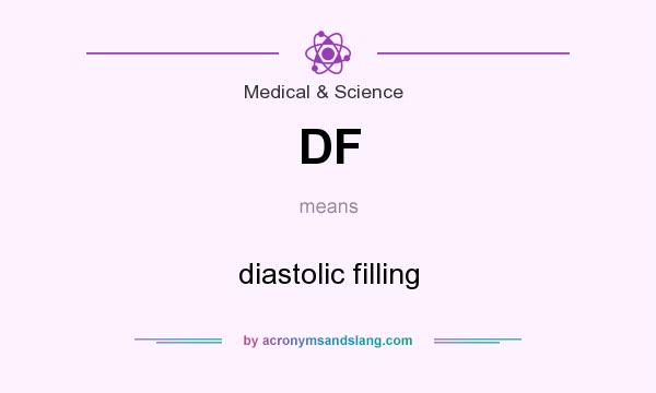 What does DF mean? It stands for diastolic filling
