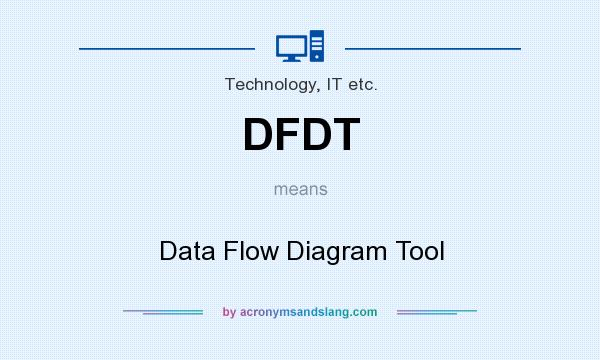 What does DFDT mean? It stands for Data Flow Diagram Tool
