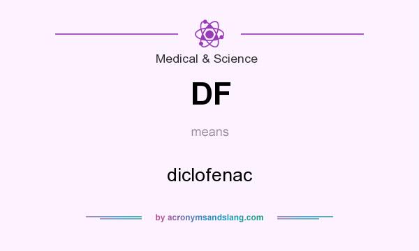 What does DF mean? It stands for diclofenac