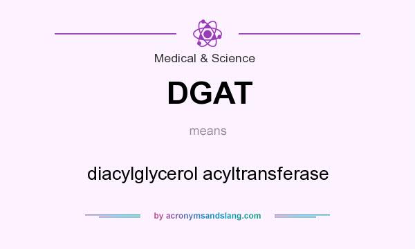 What does DGAT mean? It stands for diacylglycerol acyltransferase