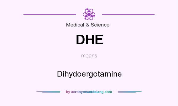 What does DHE mean? It stands for Dihydoergotamine