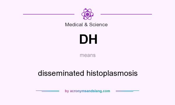 What does DH mean? It stands for disseminated histoplasmosis