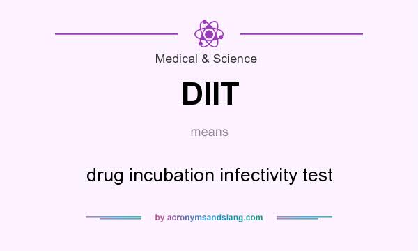 What does DIIT mean? It stands for drug incubation infectivity test