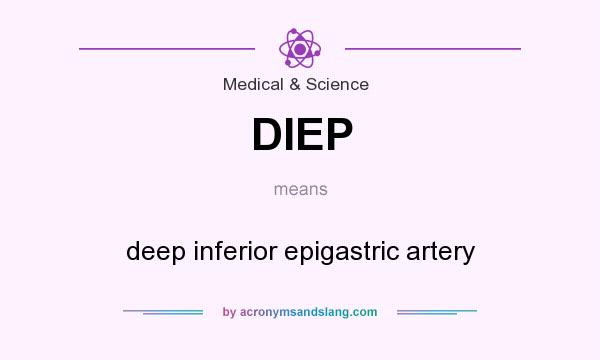 What does DIEP mean? It stands for deep inferior epigastric artery