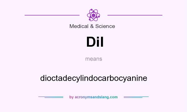 What does DiI mean? It stands for dioctadecylindocarbocyanine