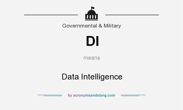 What does DI mean? It stands for Data Intelligence