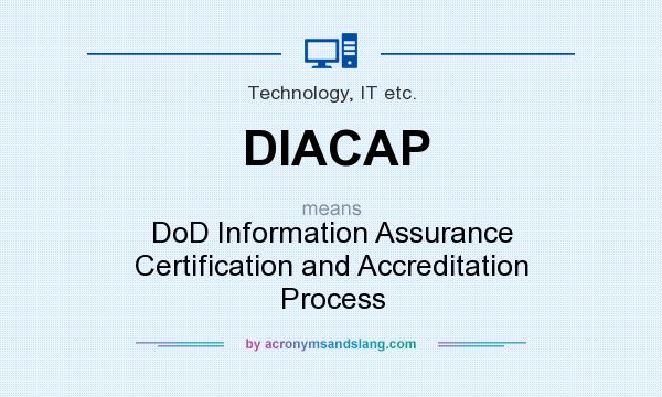 What does DIACAP mean? It stands for DoD Information Assurance Certification and Accreditation Process