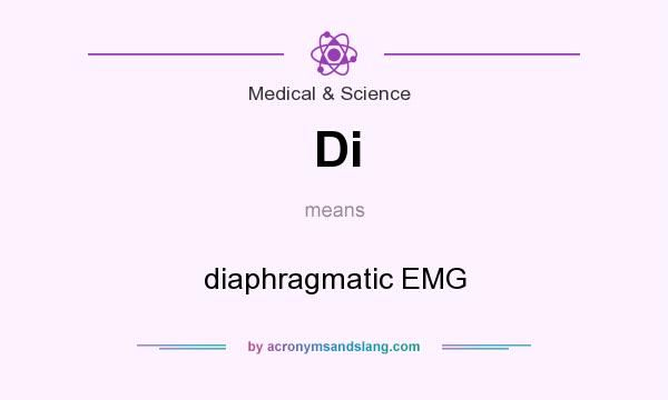 What does Di mean? It stands for diaphragmatic EMG