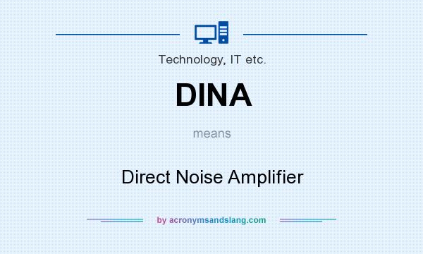What does DINA mean? It stands for Direct Noise Amplifier