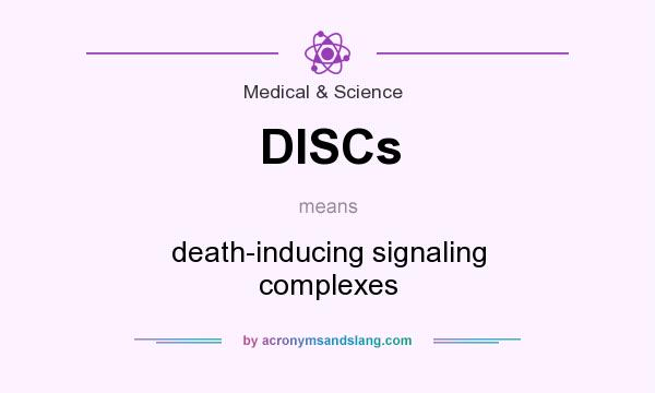What does DISCs mean? It stands for death-inducing signaling complexes