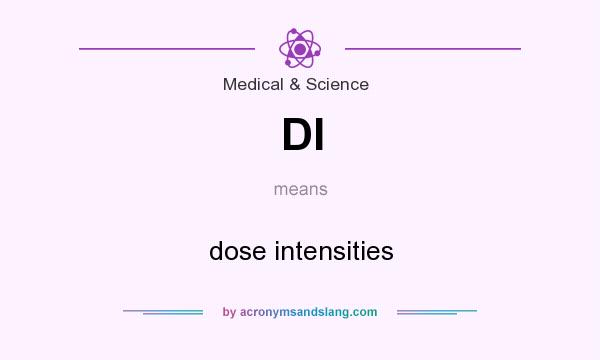 What does DI mean? It stands for dose intensities