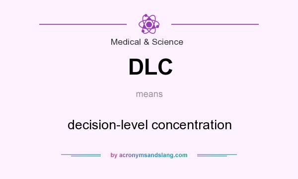 What does DLC mean? It stands for decision-level concentration