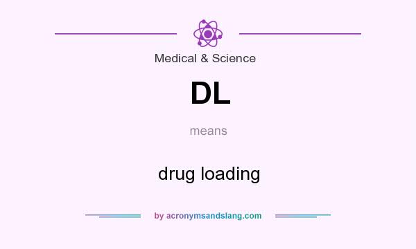 What does DL mean? It stands for drug loading
