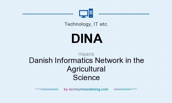 What does DINA mean? It stands for Danish Informatics Network in the Agricultural Science