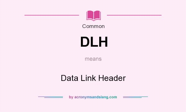 What does DLH mean? It stands for Data Link Header