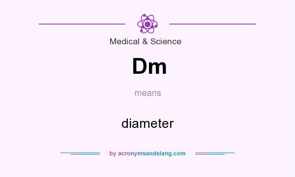 Dm Diameter In Medical Science By AcronymsAndSlang