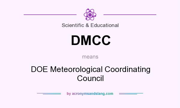 What does DMCC mean? It stands for DOE Meteorological Coordinating Council