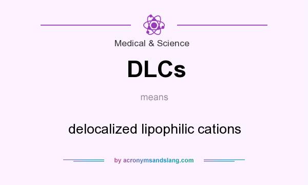 What does DLCs mean? It stands for delocalized lipophilic cations