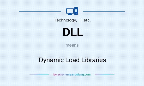 What does DLL mean? It stands for Dynamic Load Libraries