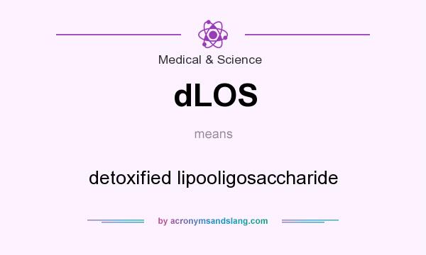 What does dLOS mean? It stands for detoxified lipooligosaccharide