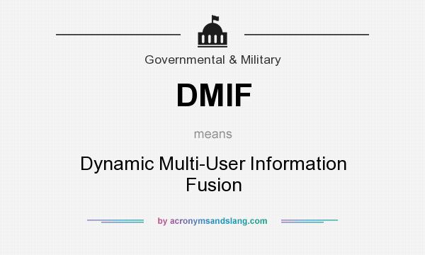 What does DMIF mean? It stands for Dynamic Multi-User Information Fusion