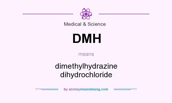 What does DMH mean? It stands for dimethylhydrazine dihydrochloride