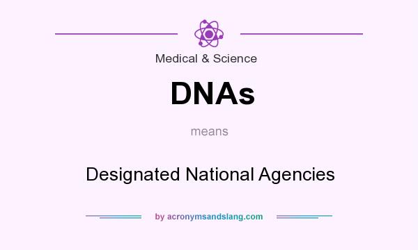 What does DNAs mean? It stands for Designated National Agencies